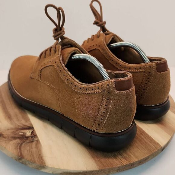 Johnston & Murphy 20-2830 Mens Holden Oxfords Shoes Sheepskin Suede 10.5 M main image 12